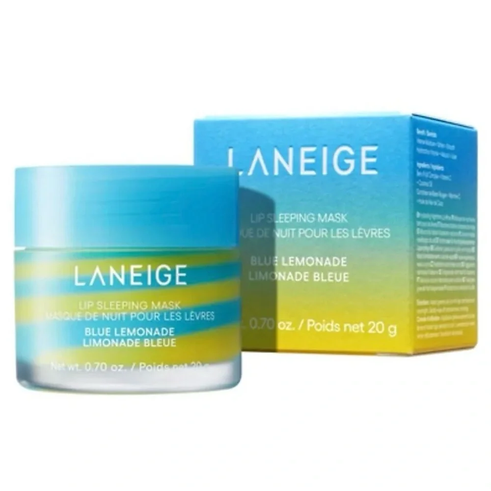 LANEIGE Blue Lemonade Lip Sleeping Mask Swirl .7oz